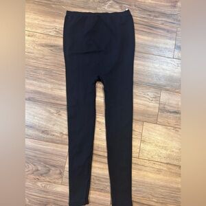 Spanx Women’s 1X Black Tummy Control Leggings High Waist Shaping Compression